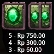 Simbol Green Saphire Jewelry dalam Game Slot Dwarf & Dragon