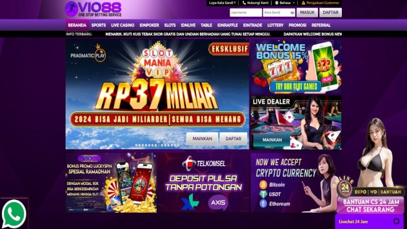 Halaman Utama Agen Slot Online Situs Vio88